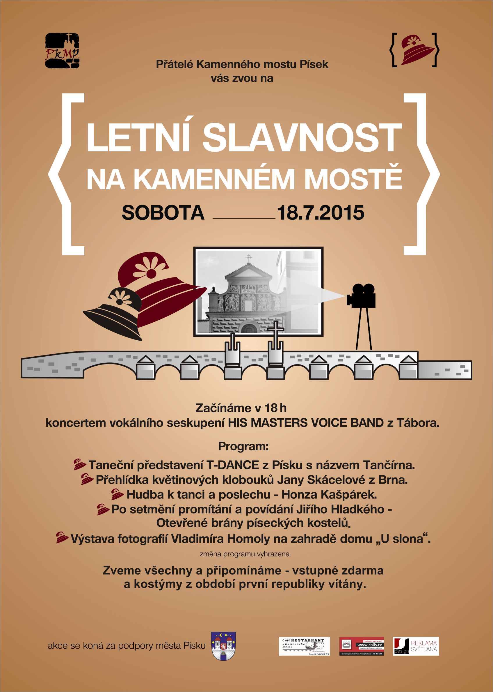 Letní slavnost na kamenném mostě